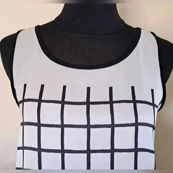 ❤️ Smart Set Blue White Gradient Print Sleeveless Top Women's Size XS - Picture 5 of 10